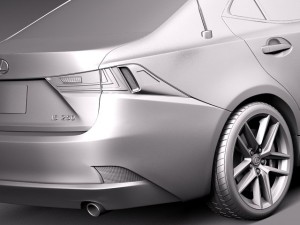 Lexus IS 2014 3Dモデル