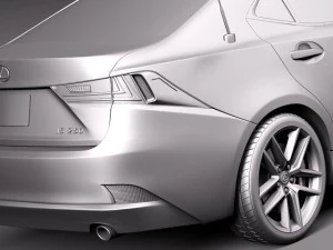 Lexus IS 2014 3D Model