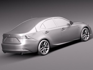 Lexus IS 2014 3Dモデル