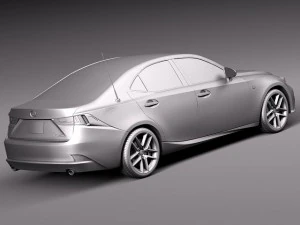 Lexus IS 2014 3D Model
