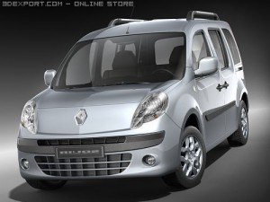 Renault Kangoo 2008 3D Модель