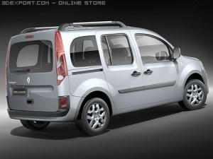 Renault Kangoo 2008 3D Модель