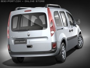 Renault Kangoo 2008 3D Модель