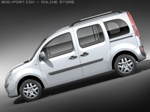 Renault Kangoo 2008 3D Модель