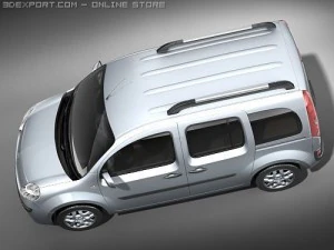 Renault Kangoo 2008 3D Model