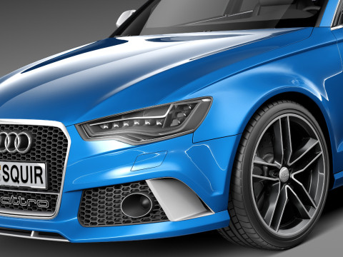 Audi RS6 Avant 2014 3Dモデル