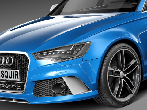 Audi RS6 Avant 2014 3D Model