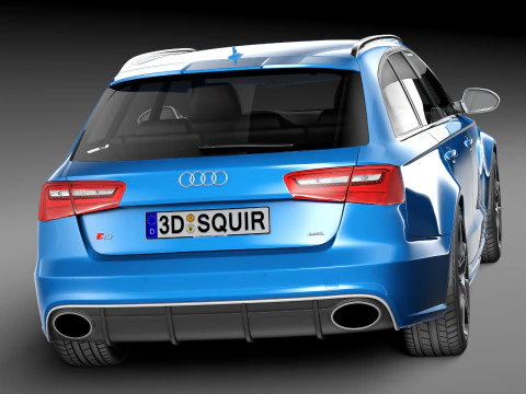 Audi RS6 Avant 2014 3D Model