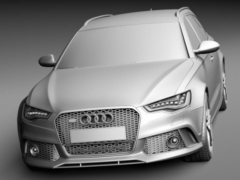 Audi RS6 Avant 2014 3Dモデル