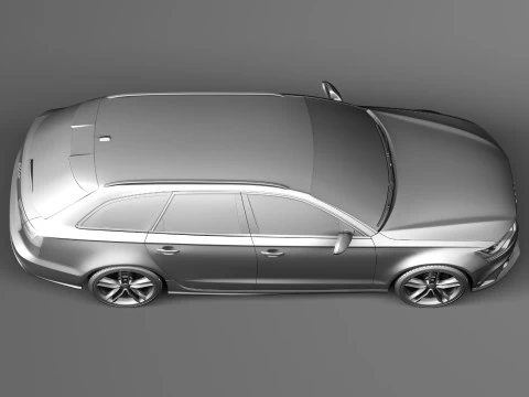 Audi RS6 Avant 2014 3D Model