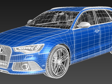 Audi RS6 Avant 2014 3Dモデル
