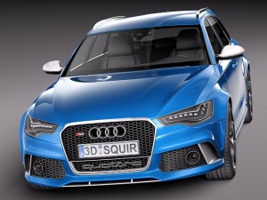 Audi RS6 Avant 2014 3D Модель