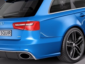 Audi RS6 Avant 2014 3D Модель