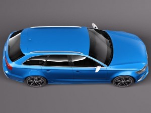 Audi RS6 Avant 2014 3D Модель