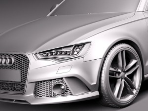 Audi RS6 Avant 2014 3D Модель
