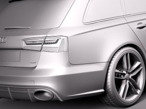 Audi RS6 Avant 2014 3D Модель