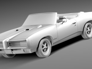Pontiac GTO 1969 Convertible Modèle 3D