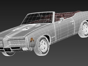 Pontiac GTO 1969 Convertible Modèle 3D
