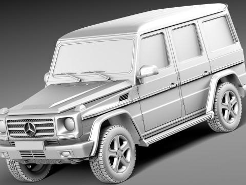Mercedes-Benz G-class 2013 3D 模型