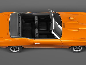 Pontiac GTO 1970 Convertible Model 3D