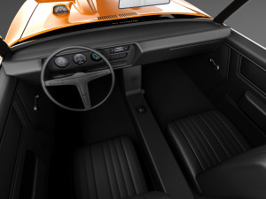 Pontiac GTO 1970 Convertible Model 3D