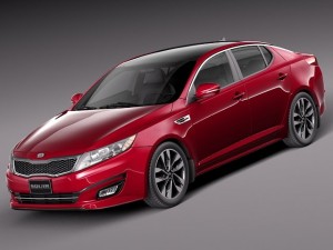 Kia Optima 2014 3D-Modell