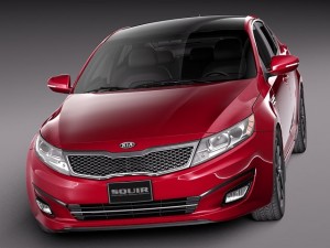 Kia Optima 2014 3D Model