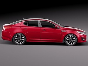 Kia Optima 2014 3D Model