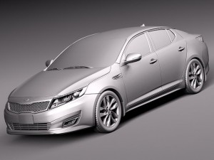 Kia Optima 2014 3D Model