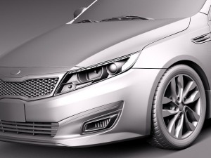 Kia Optima 2014 3D Model