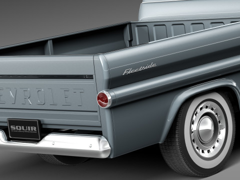 Chevrolet Apache Pickup 1958 3D 模型