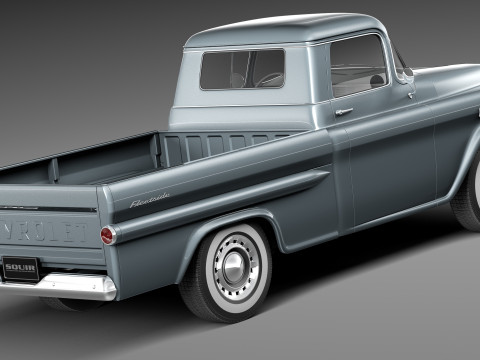 Chevrolet Apache Pickup 1958 3D 模型