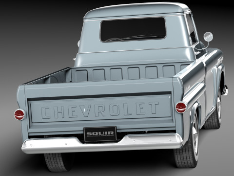 Chevrolet Apache Pickup 1958 3D 模型