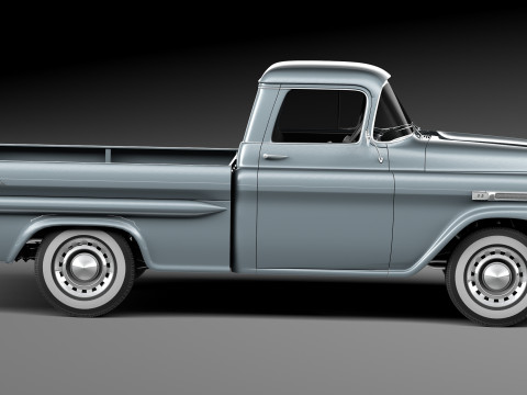 Chevrolet Apache Pickup 1958 3D 模型