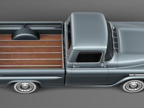 Chevrolet Apache Pickup 1958 3D 模型