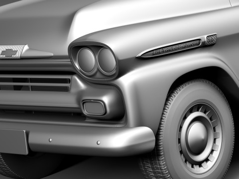 Chevrolet Apache Pickup 1958 3D 模型