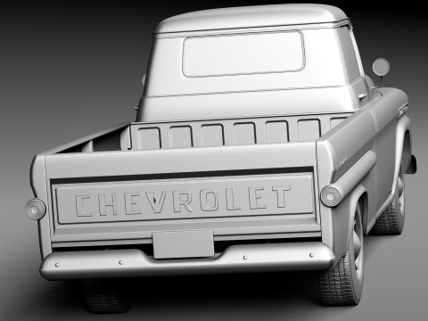 Chevrolet Apache Pickup 1958 3D 模型