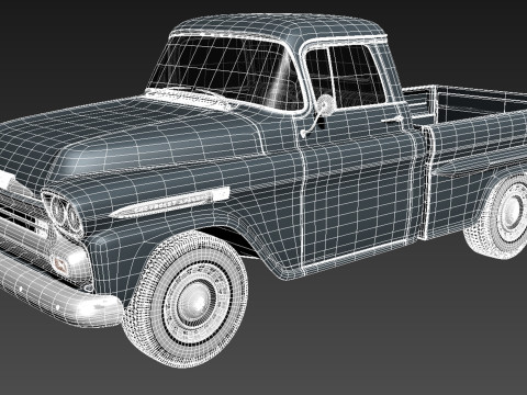 Chevrolet Apache Pickup 1958 3D 模型