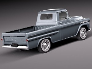 Chevrolet Apache Pickup 1958 3D Модель