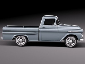 Chevrolet Apache Pickup 1958 3D Модель