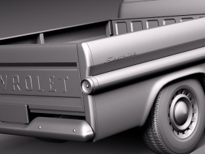 Chevrolet Apache Pickup 1958 3D Модель