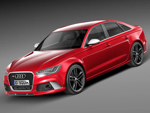 Audi RS6 sed&atilde; 2014 Modelo 3D