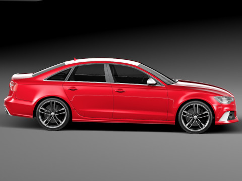 Audi RS6 sedan 2014 3D Model