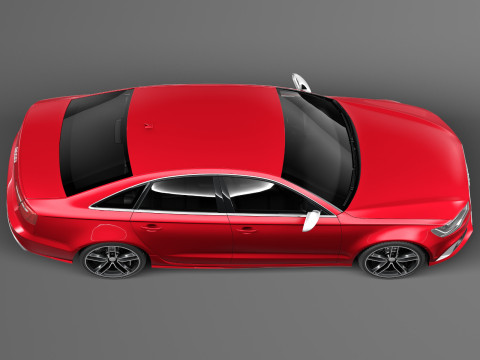 Audi RS6 sedan 2014 3D Model