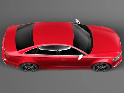 Audi RS6 sedan 2014 3D Model