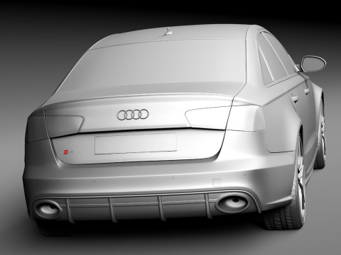 Audi RS6 sedan 2014 3D Model