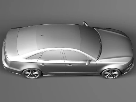 Audi RS6 sedan 2014 3D Model