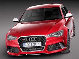 Audi RS6 sedan 2014 Model 3D