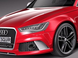 Audi RS6 sedan 2014 Model 3D