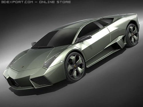 Reventon midpoly 3D Model .c4d .max .obj .3ds .fbx .stl .blend 